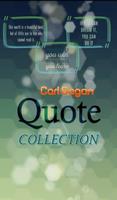 Carl Sagan Quotes Collection Affiche