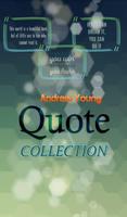 Andrew Young Quotes Collection پوسٹر