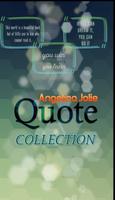 Angelina Jolie Quote plakat