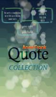 Anne Frank Quotes Collection Cartaz
