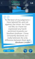 Abraham Lincoln Quote capture d'écran 3