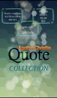 Agatha Christie  Quotes الملصق