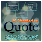 Gilbert K. Chesterton Quotes icône