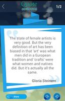 Gloria Steinem Quotes تصوير الشاشة 3