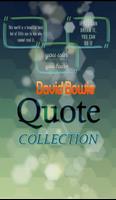 David Bowie Quote Plakat