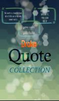 Drake Quotes Collection Plakat