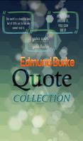 Edmund Burke Quotes Collection پوسٹر