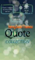Henry David Thoreau Quotes poster