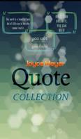 Joyce Meyer Quotes Collection постер