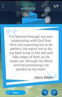 برنامه‌نما Joyce Meyer Quotes Collection عکس از صفحه