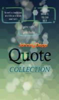 Johnny Depp Quotes Collection โปสเตอร์