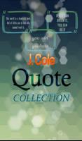 J. Cole Quotes Plakat