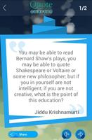 Jiddu Krishnamurti Quotes скриншот 3