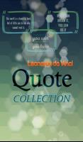 Leonardo da Vinci Quotes poster