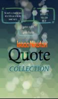 Isaac Newton Quotes Collection poster