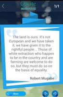 Robert Mugabe Quotes capture d'écran 3