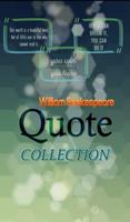 Poster William Shakespeare  Quotes