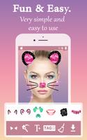 😻Cat Face Filters and Stickers Affiche