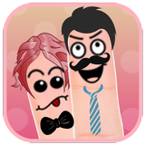 Cool Funny Finger Faces For Fun ícone