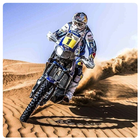 Dirt Bike Motocross Dakar Wallpaper icône