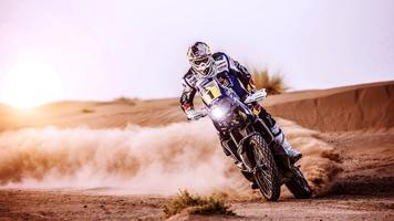 Dirt Bike Motocross Dakar Wallpaper Affiche