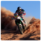 Dirt Bike Dakar Rally Racing Wallpaper icône