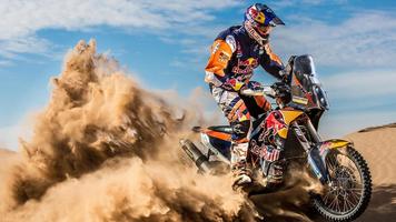 Dirt Bike Dakar Rally Racing Wallpaper capture d'écran 1