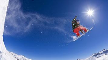 Snowboarding Wallpaper capture d'écran 2