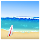 Surf Beach Wallpaper icône