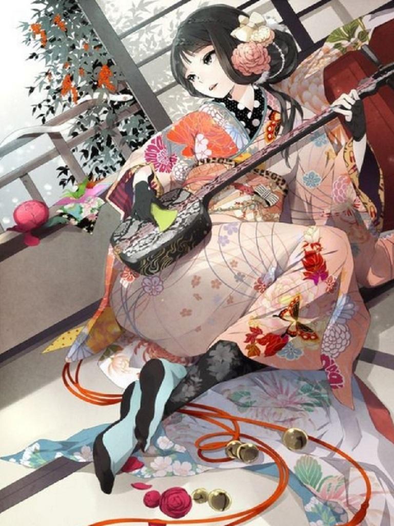Kimono Anime Art Wallpaper For Android Apk Download - kimono roblox template