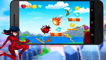 برنامه‌نما Running Ladybug Ninja Chibi 🍀 عکس از صفحه