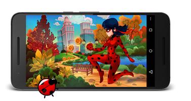 Powerful LadyBug Cat Chibi  🍀 captura de pantalla 1