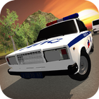 Russian Driver Traffic Police آئیکن