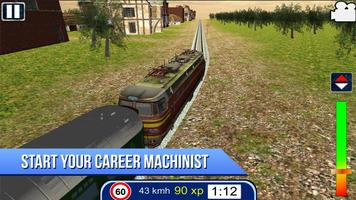 Russian Train Simulator 3D Affiche