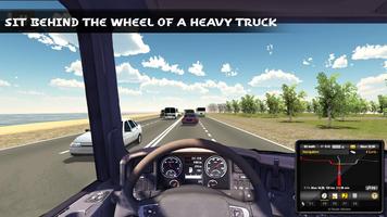 Russian Truck Driver 3D Affiche