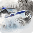 Russian UAZ Offroad Police-icoon