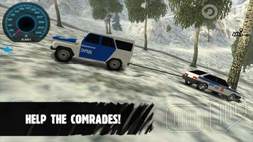 Russian UAZ Offroad Police Cartaz