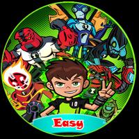 Poster how to draw easy ben 10