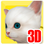 Chamar Gato 3D ícone