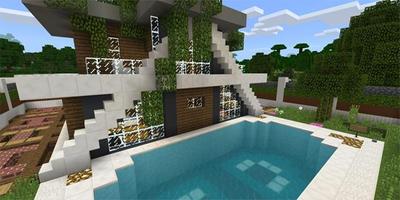 Map RS Smart Modern House Super Ultra  Minecraft পোস্টার