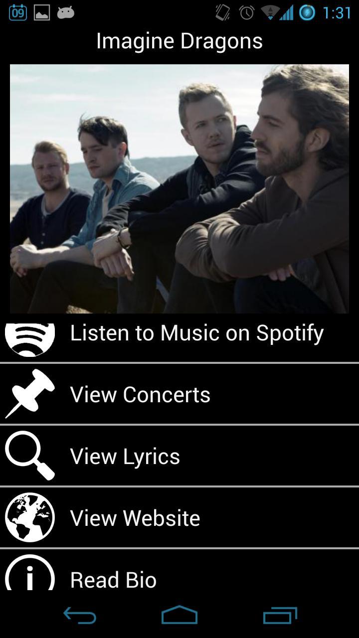 Imagine Dragons Fan App 1