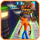 Crash RUN Bandicot  3D biểu tượng