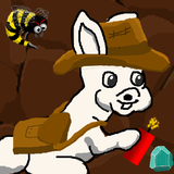 Indi Boulder Bunny Retro FREE icône