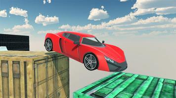 Stunt Car Container Drive Affiche