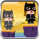 Cat Jump legO Blocky Woman Free Game APK