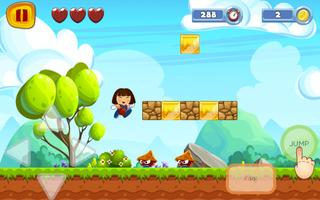 Super dorA World Explorer Sandy Game screenshot 2