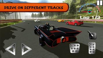 Racing Super Heroes Batmobile screenshot 2