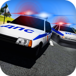 Racing on Lada Vaz Police 3D