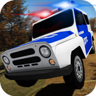 Racing on Russian Police Car Zeichen