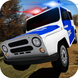 Racing on Russian Police Car icône